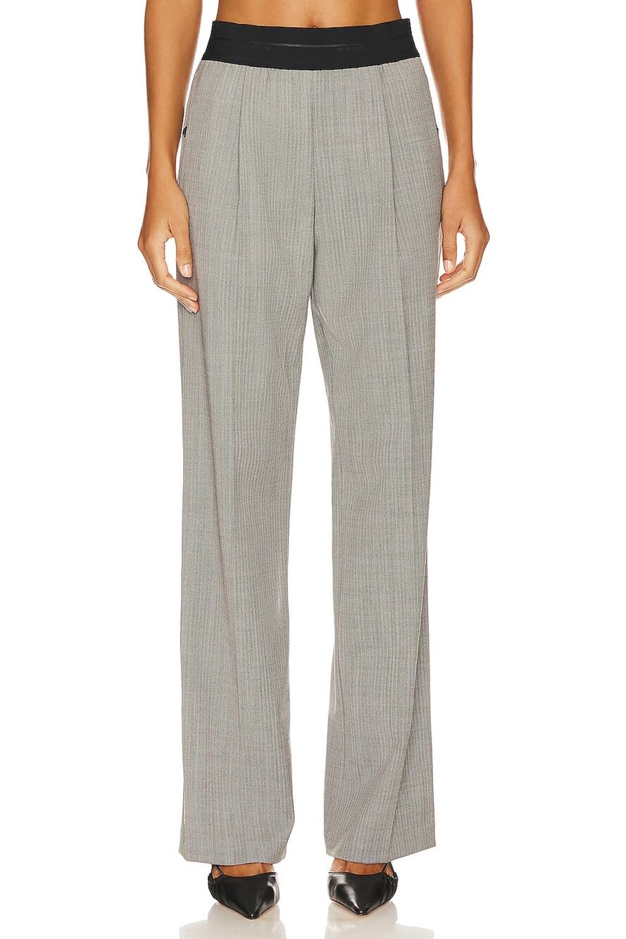 Helmut Lang Tailored Black And White Multi Suit Trousers Size 4